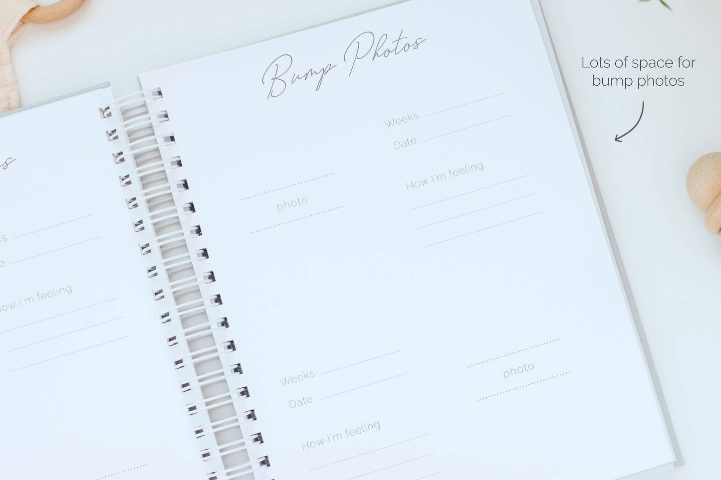 Pregnancy Journal - Sand Linen