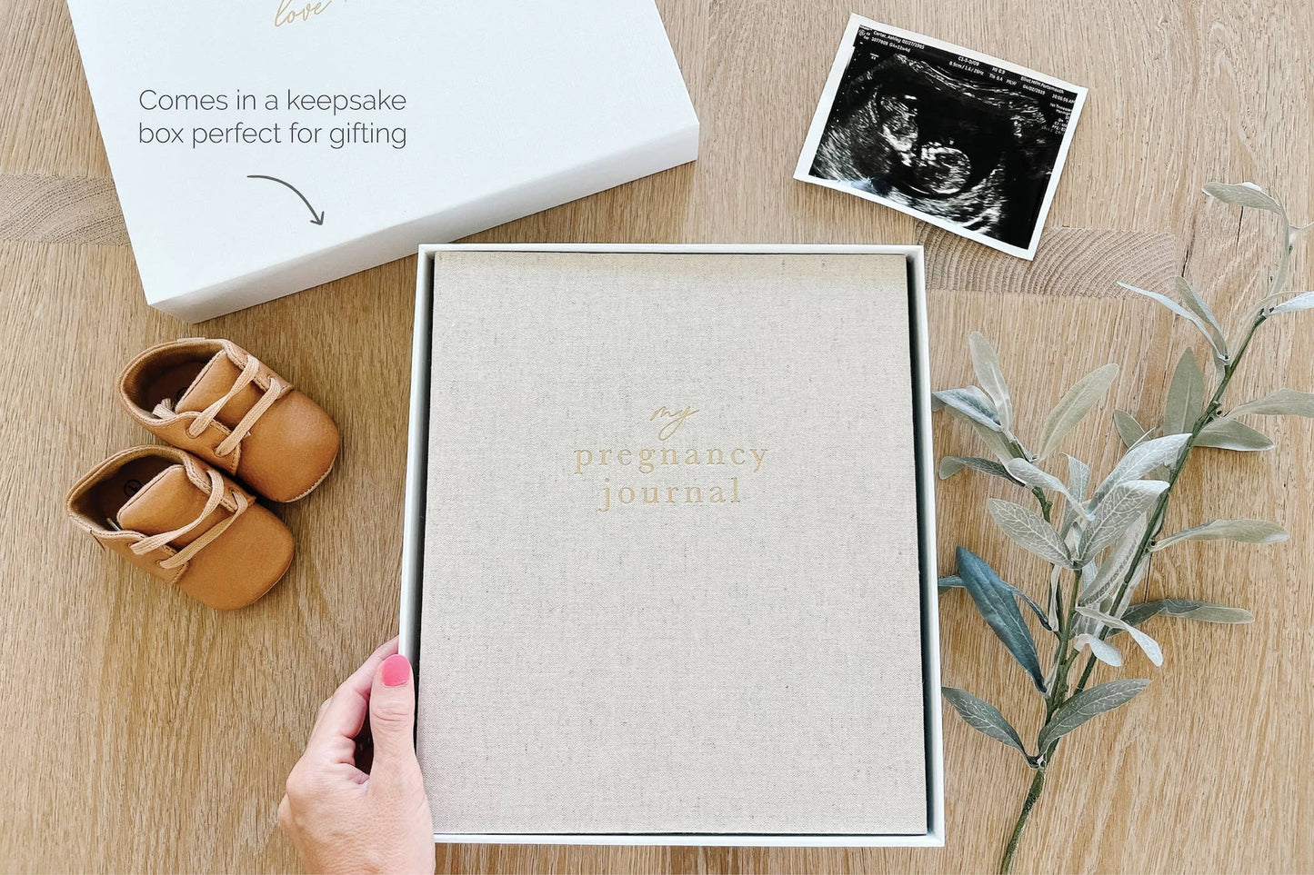 Pregnancy Journal - Sand Linen