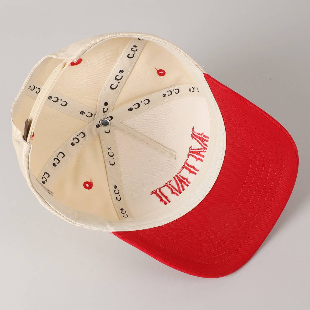 MINI Lettering Embroidery Kids Baseball Cap