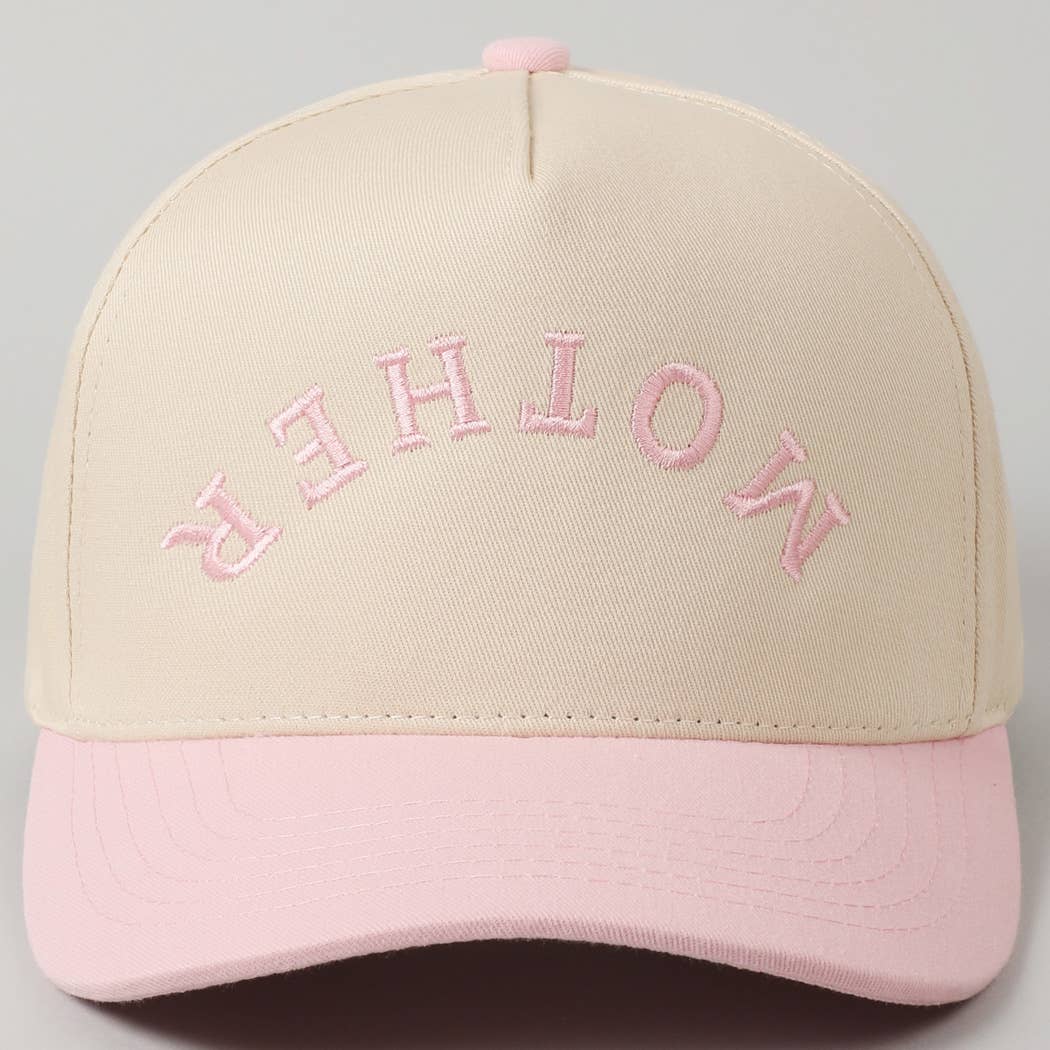MOTHER Upside Down Embroidery Cap