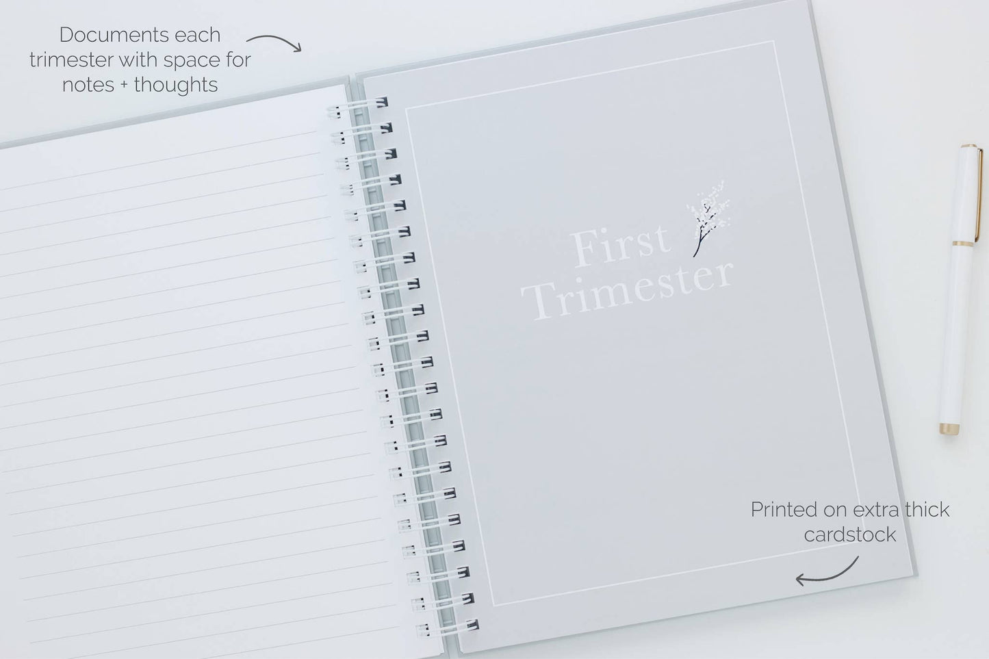 Pregnancy Journal - Sand Linen