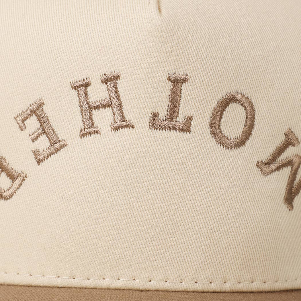 MOTHER Upside Down Embroidery Cap