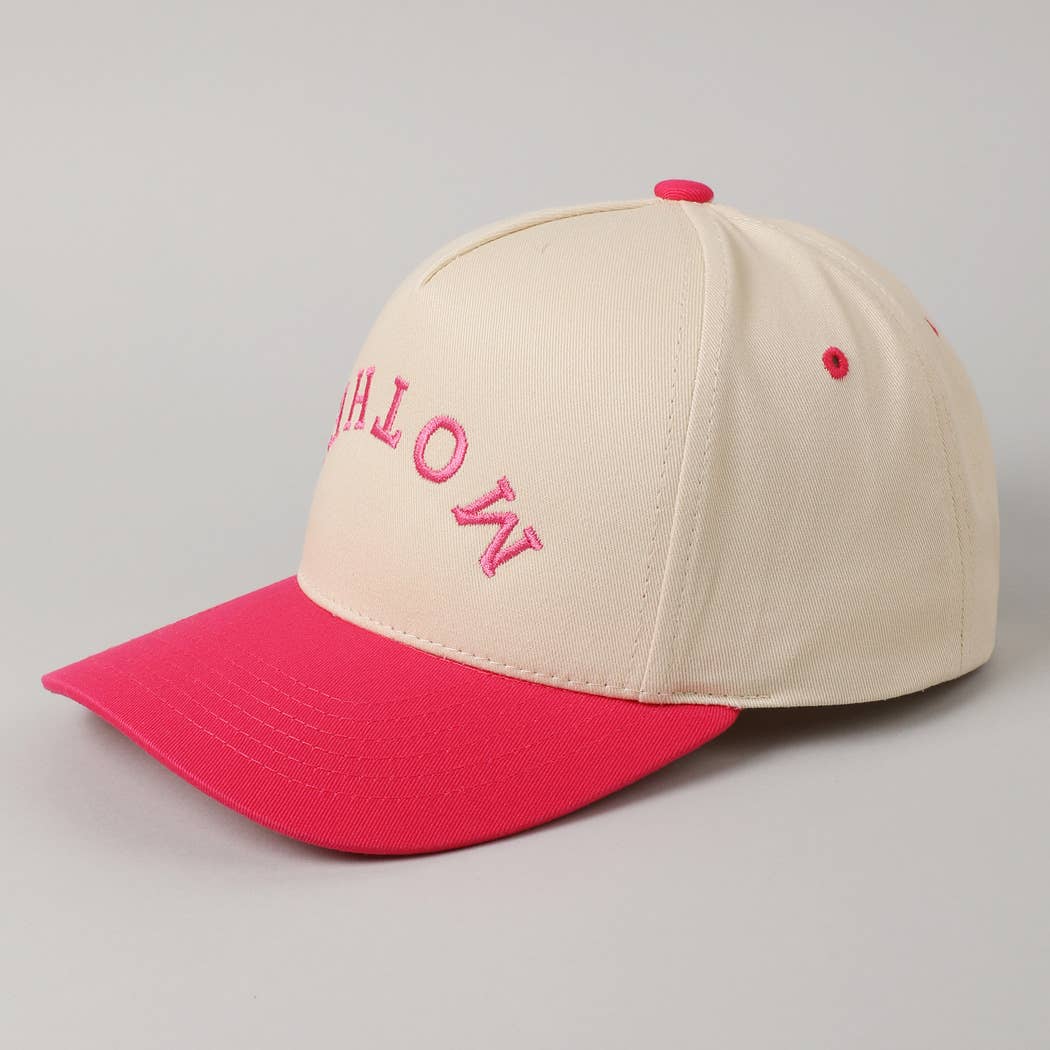 MOTHER Upside Down Embroidery Cap