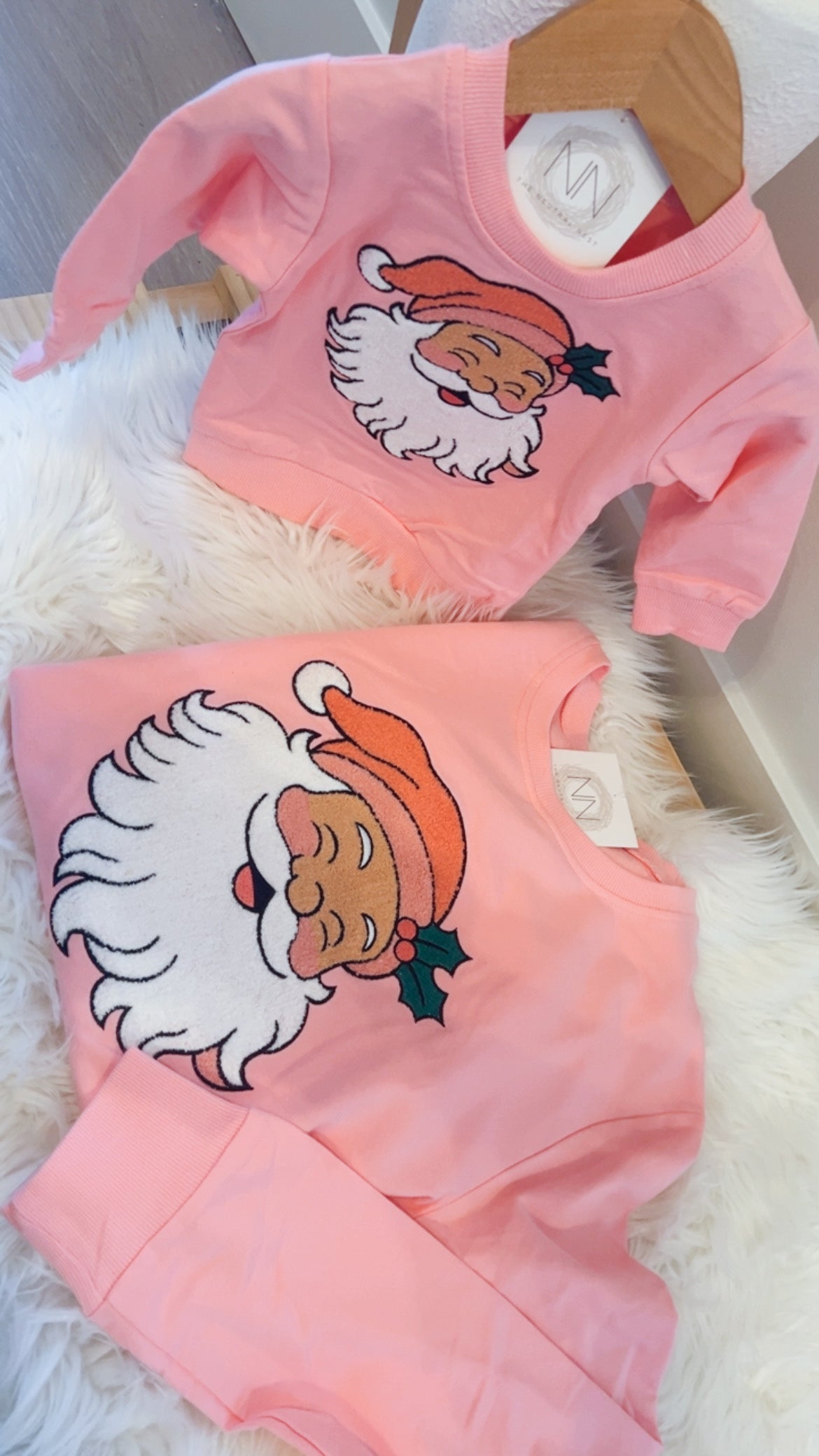 Mommy & Me Santa Sweatshirts