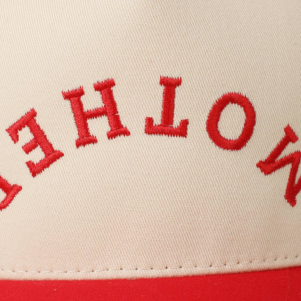 MOTHER Upside Down Embroidery Cap