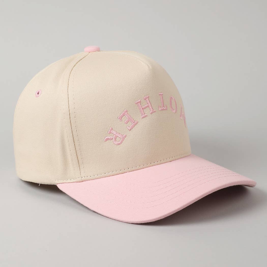 MOTHER Upside Down  Embroidery Cap