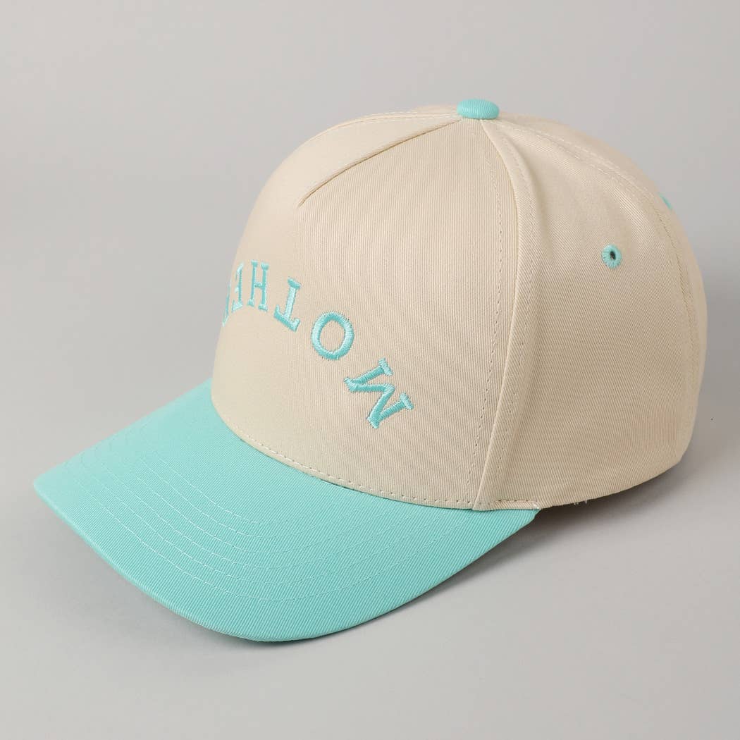 MOTHER Upside Down  Embroidery Cap