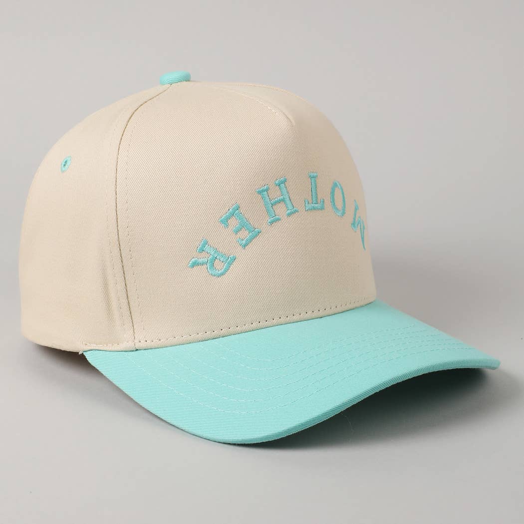 MOTHER Upside Down  Embroidery Cap