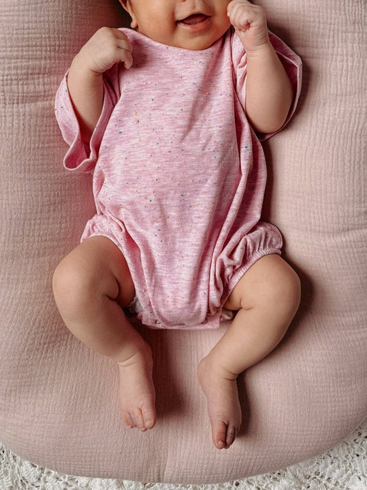 Pink Speckle / T-Shirt Bubble