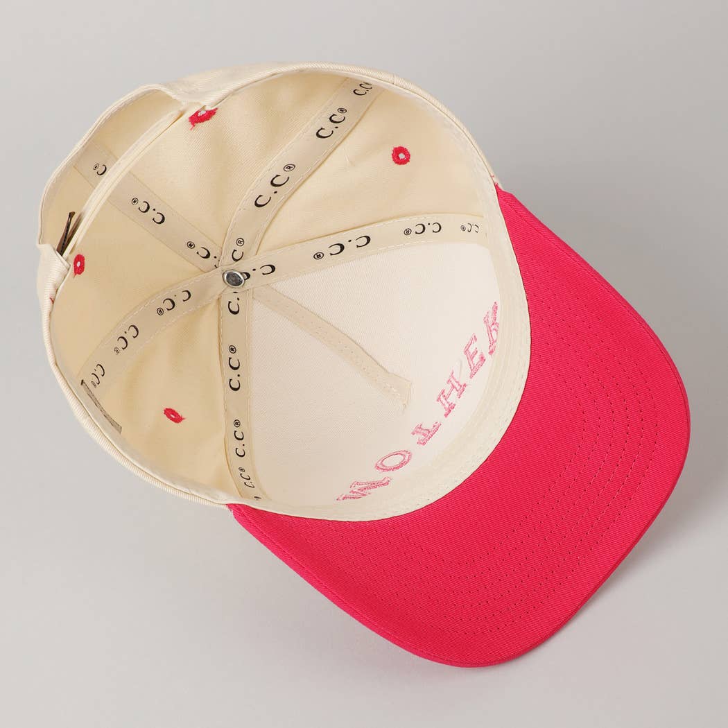 MOTHER Upside Down  Embroidery Cap