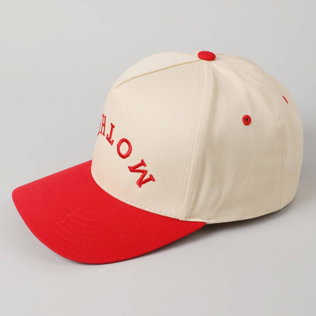 MOTHER Upside Down  Embroidery Cap