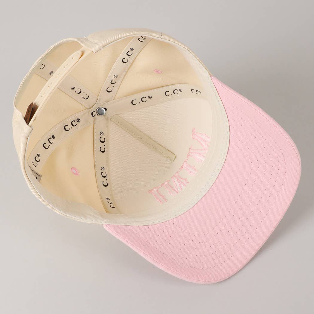 MINI Lettering Embroidery Kids Baseball Cap